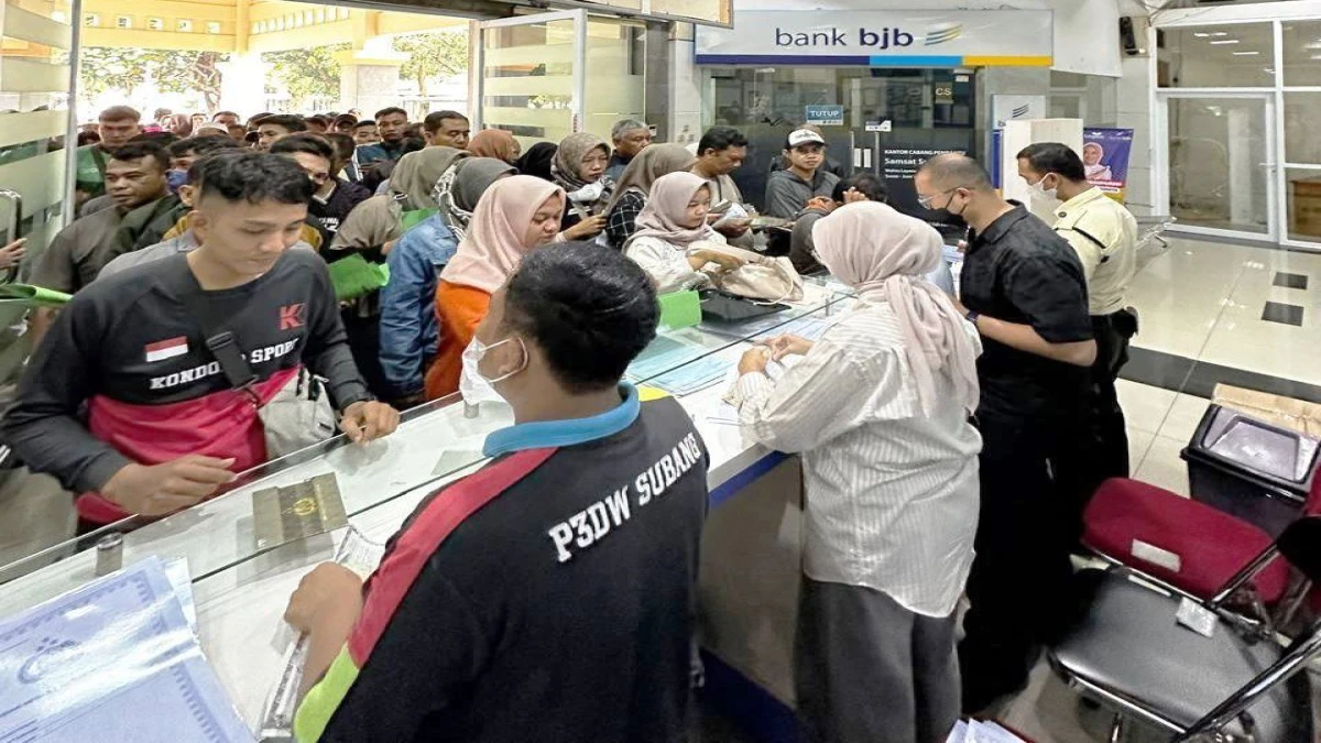 Enam Hari, Samsat Subang Terima Pajak Kendaraan Sebesar Rp3,2 Miliar