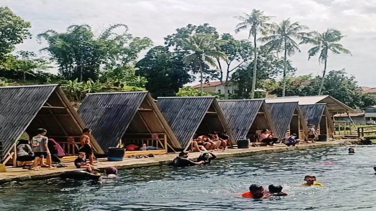 Wisata Air Cimutan Kasomalang Kulon Subang Bersiap Sambut Pengunjung Libur Lebaran