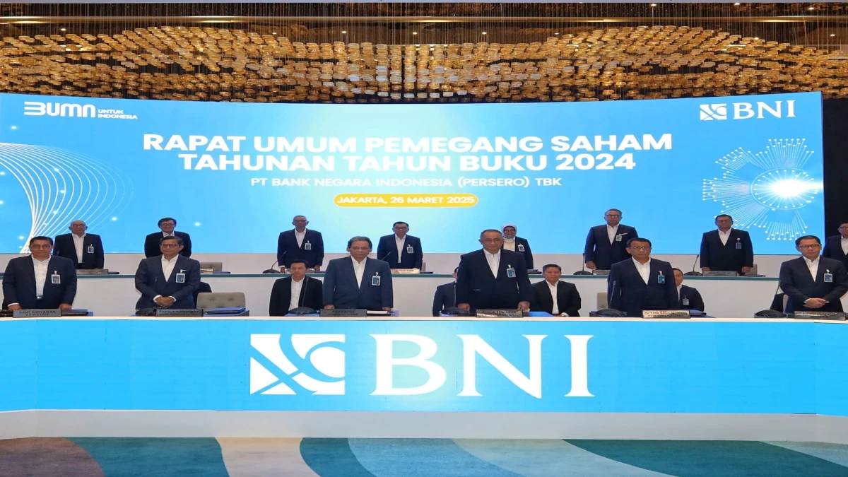 RUPST BNI Tetapkan Total Dividen Tunai Rp13,95T atau Rp374 per Saham