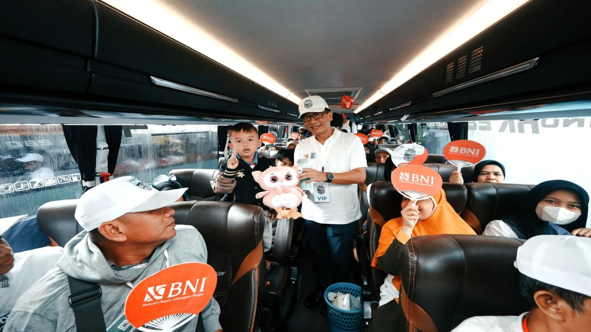 BNI Sukseskan Mudik Gratis 2025, Lepas 121 Bus Menuju Purwokerto hingga Padang