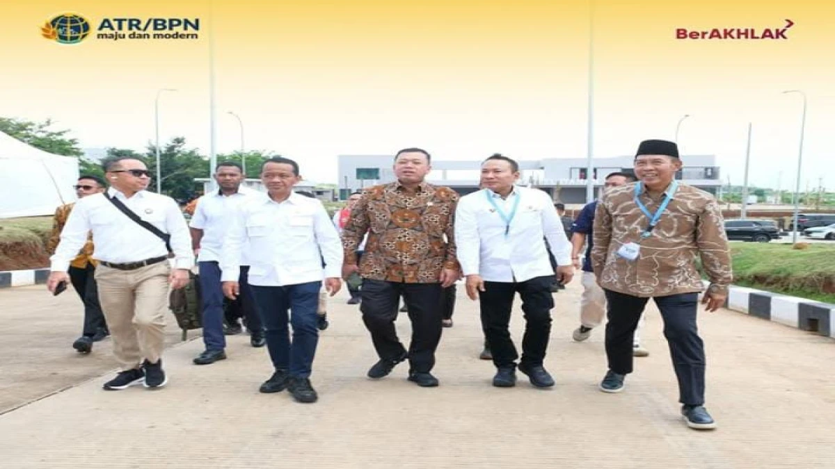 Menteri Nusron Dampingi Presiden Prabowo Resmikan Kawasan Ekonomi Khusus Industropolis Batang