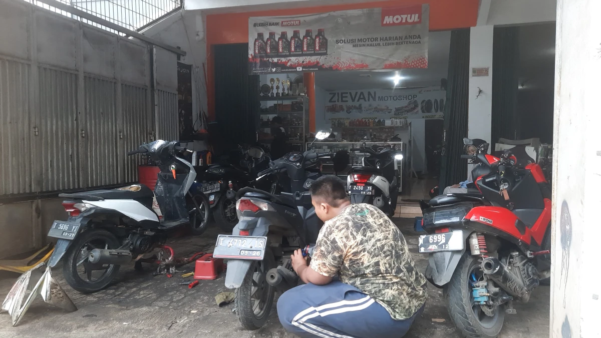 Zievan Motoshop Siap Layani Service Kendaraan Pemudik