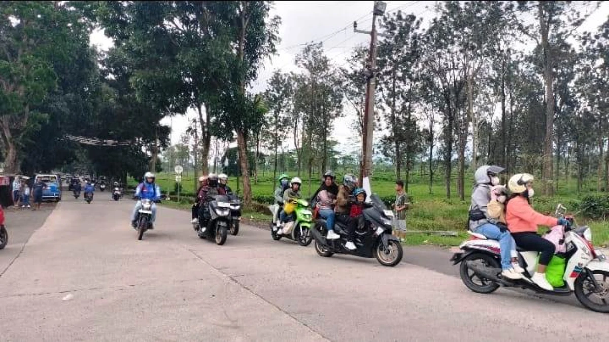 Jalur Alternatif Kasomalang Jadi Favorit Pemudik motor di Subang, Penyelamat dari Kemacetan