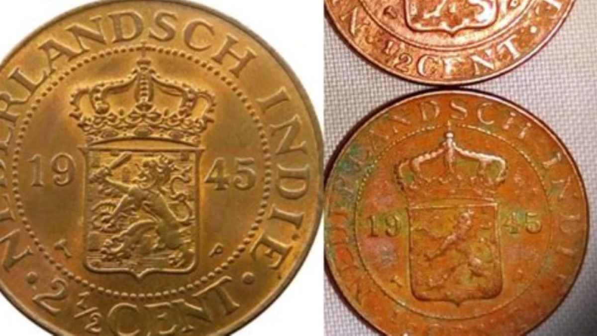 Bahan Uang Koin Nederlandsch-Indië 1945: Sejarah dan Penjelasannya