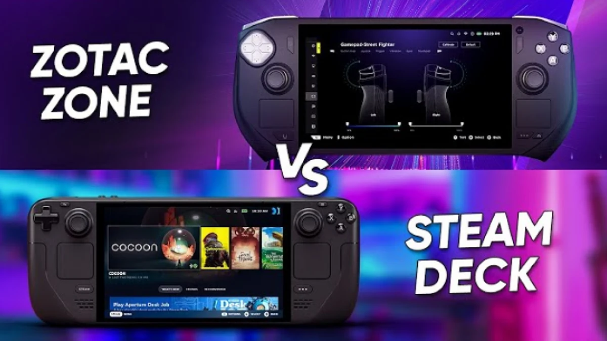 ZOTAC ZONE vs Steam Deck: Duel Panas Handheld Gaming PC 2025