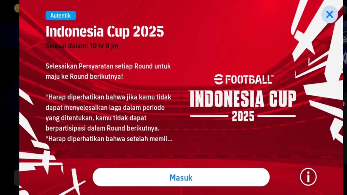 Turnamen eFootball Indonesia Cup 2025 Resmi Dimulai, Jangan Lewatkan Keseruannya