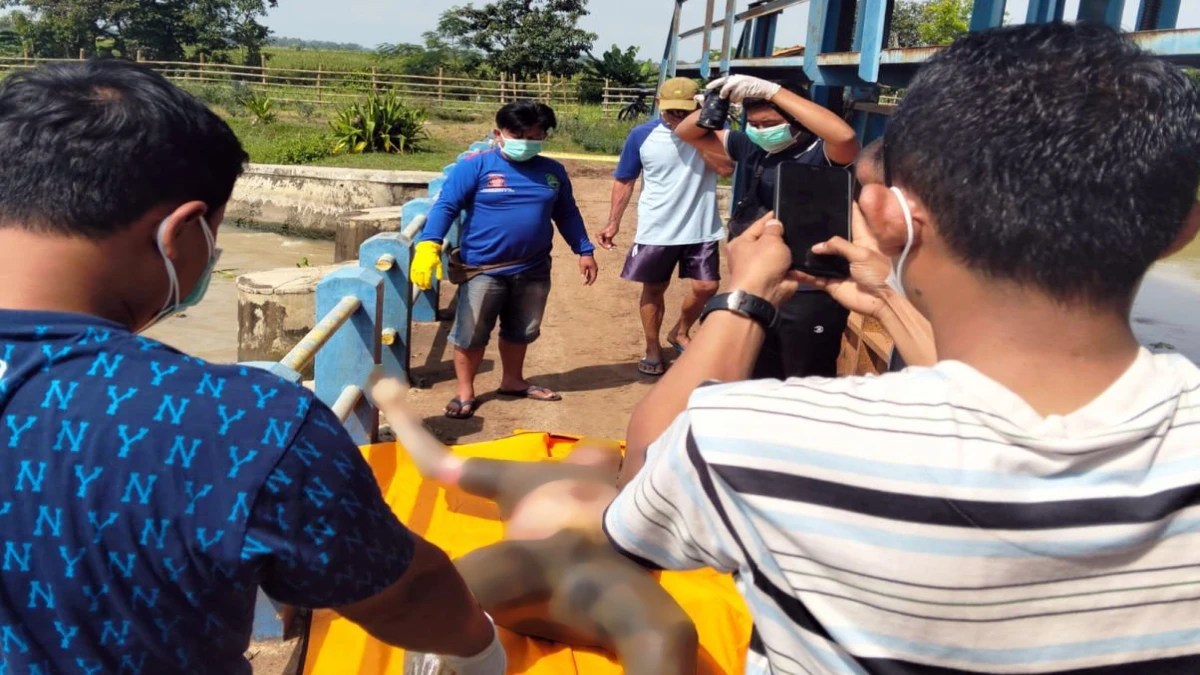 Pemuda Asal Binong Ditemukan Tewas, Usai Memancing di Sungai Tarum Timur Subang