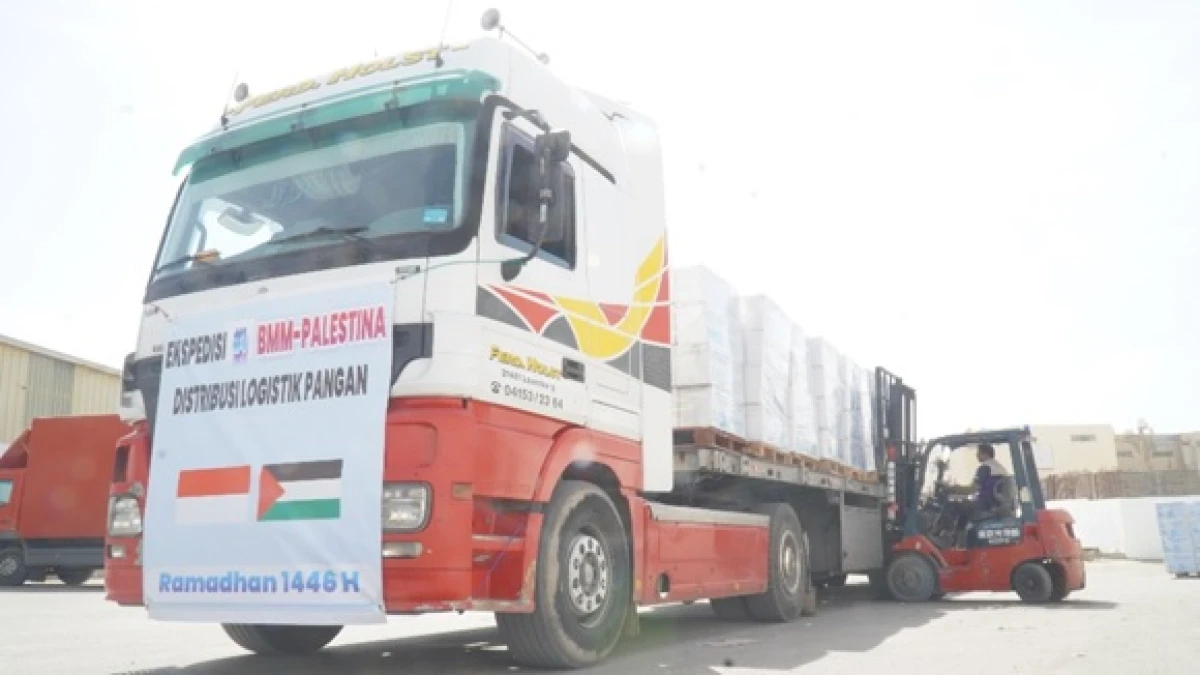 10 Hari Terakhir Ramadhan, BMM Distribusikan Bantuan Langsung Untuk Warga Palestina