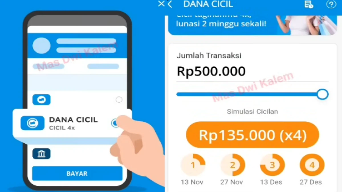Cara Aktifkan DANA Cicil Supaya Bisa Pinjam Uang di DANA Langsung Cair 2025