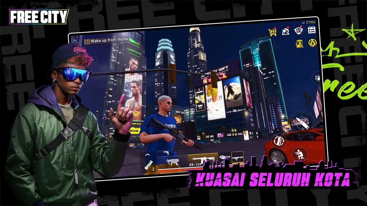 Free City, Game Ala GTA 5 dari Garena, Resmi Buka Tahap Pre-registrasi
