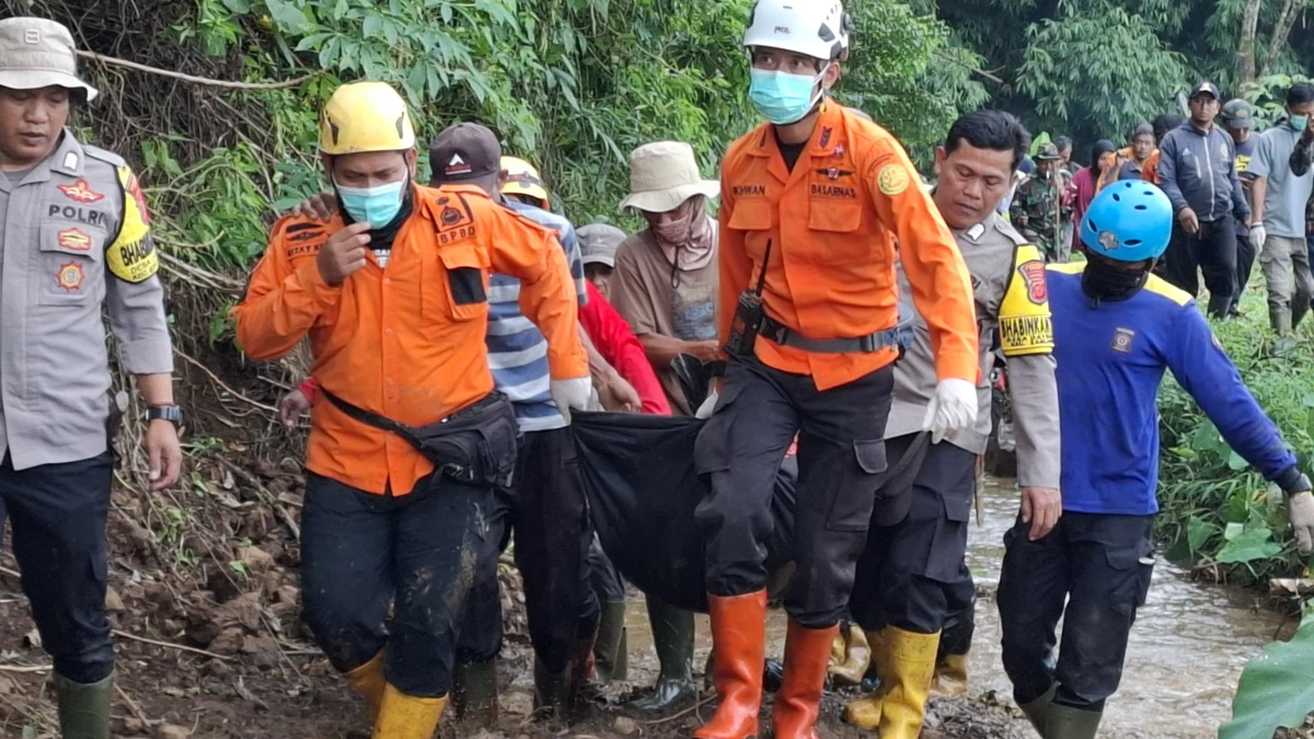 Hari Ke-6 Pencarian, Korban Longsor di Sagalaherang Akhirnya Ditemukan