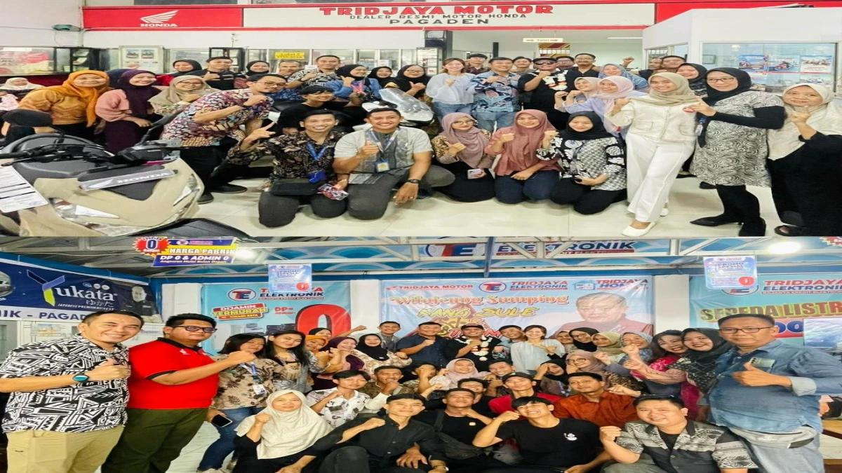 Komedian Ternama Kang Sule Belanja Motor Honda dan Elektronik di Tridjaya Group