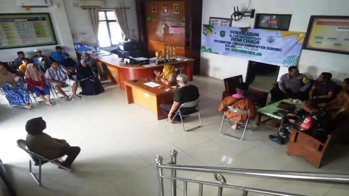 38 KPM Desa Cisaga di Subang Dapat BLT Dana Desa Ekstrem, Diharapkan Bantu Perekonomian Masyarakat