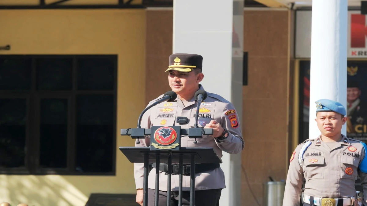 May Day, Polres Subang Dampingi Buruh Sampaikan Aspirasi