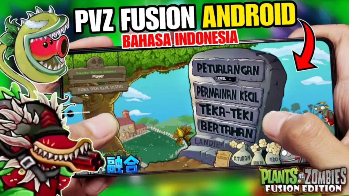 Download PVZ Fusion Mod APK Bahasa Indonesia Terbaru, Bebas Malware!