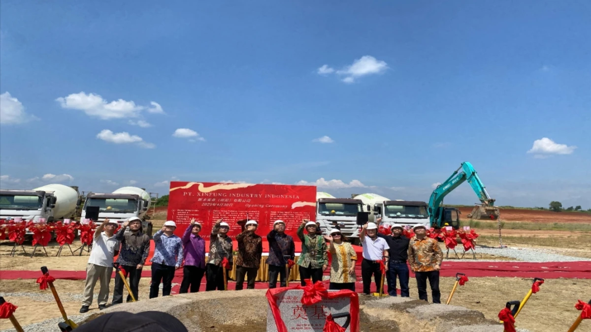 Perusahaan Asal Tiongkok PT Xinfung Industry Indonesia Resmi Bangun Pabrik di Subang Smartpolitan