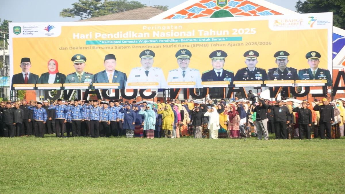 Momentum Hardiknas, Pemda Subang Deklarasi Pelaksanaan SPMB Tahun Ajaran 2025/2026