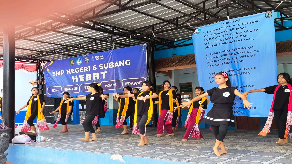 Ekstrakurikuler Seni Tari jadi Favorit Siswa di SMP Negeri 6 Subang