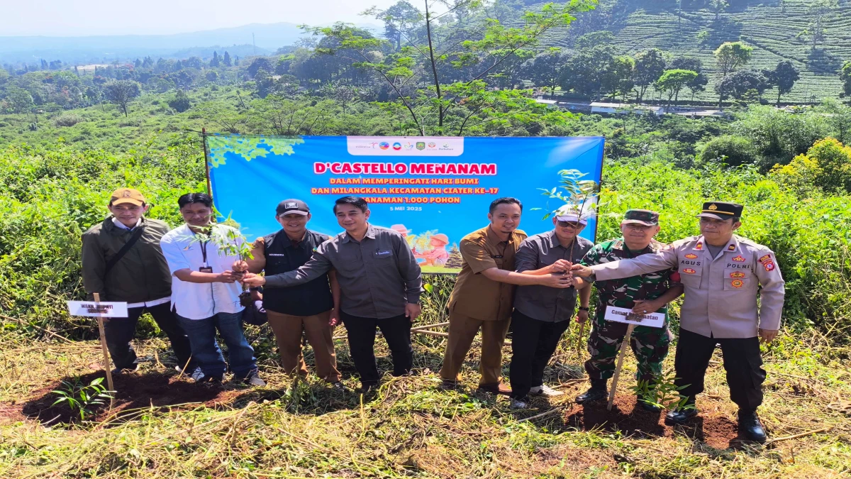 Peringati Hari Bumi, D’Castello Subang Tanam 1.000 Pohon