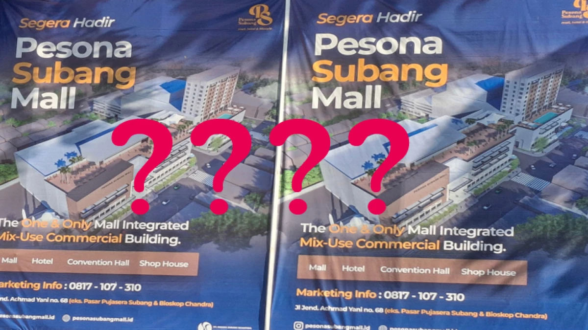 Jalan Panjang Subang Punya Mal, Kini Menanti Kebijakan Bupati Reynaldy