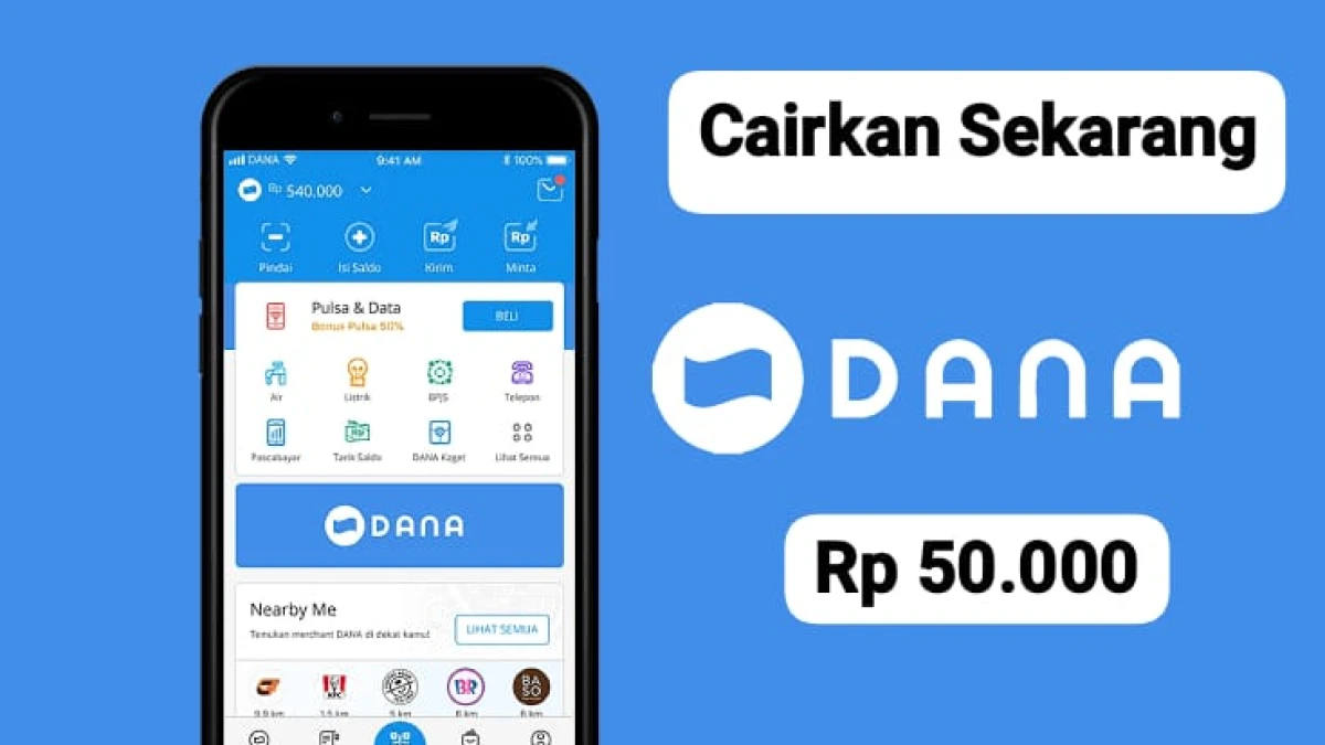 Cara Mudah Pinjam Saldo DANA 50 Ribu Tanpa KTP, Langsung Cair!