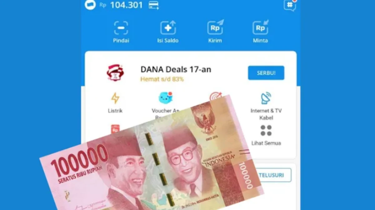 Cara Pinjam Saldo DANA 100 Ribu 5 Menit Langsung Cair, Cek Disini!