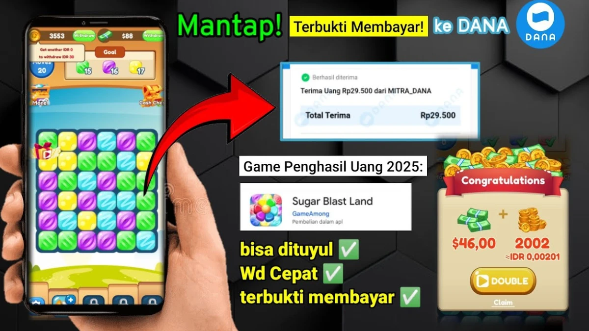 Aplikasi Penghasil Saldo DANA Gratis dan Game Penghasil Saldo DANA Tercepat