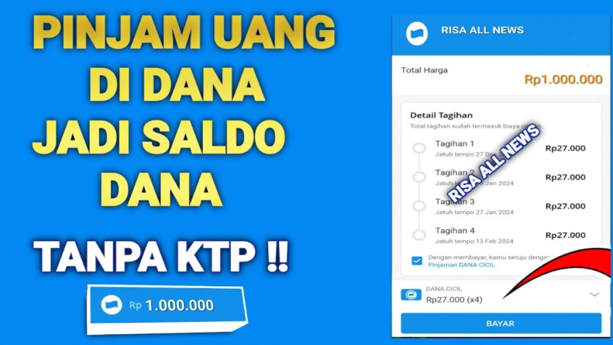 Cara Termudah Pinjam Saldo DANA Tanpa KTP, Langsung Cair ke Akun DANA!