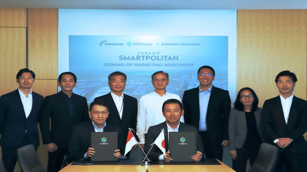 Perkuat Posisi di Pasar Jepang, Suryacipta Teken Marketing Agreement dengan Sumitomo untuk Subang Smartpolitan