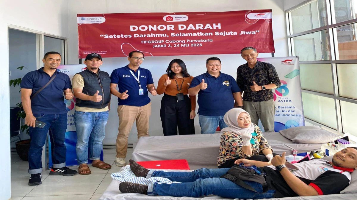 Aksi Donor Darah, FIFGROUP Purwakarta Kumpulkan 270 Kantong Darah