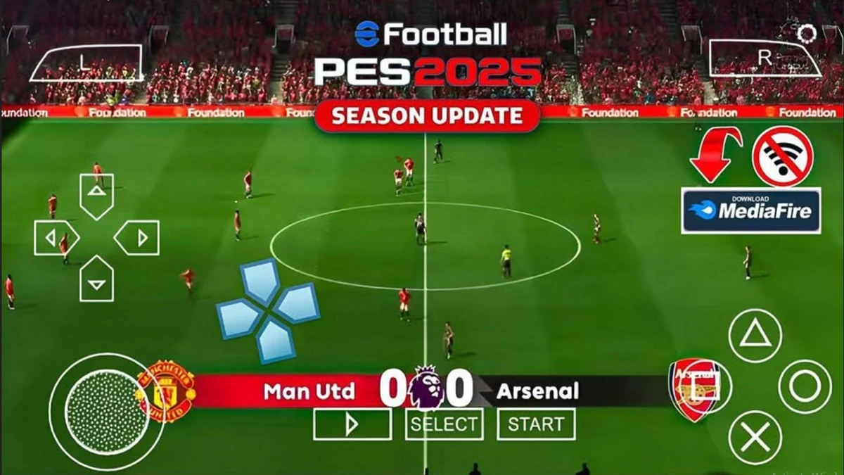 Download PES 2025 PPSSPP Full Transfer Liga 1 Indonesia & Liga Eropa, Grafik Makin Real!