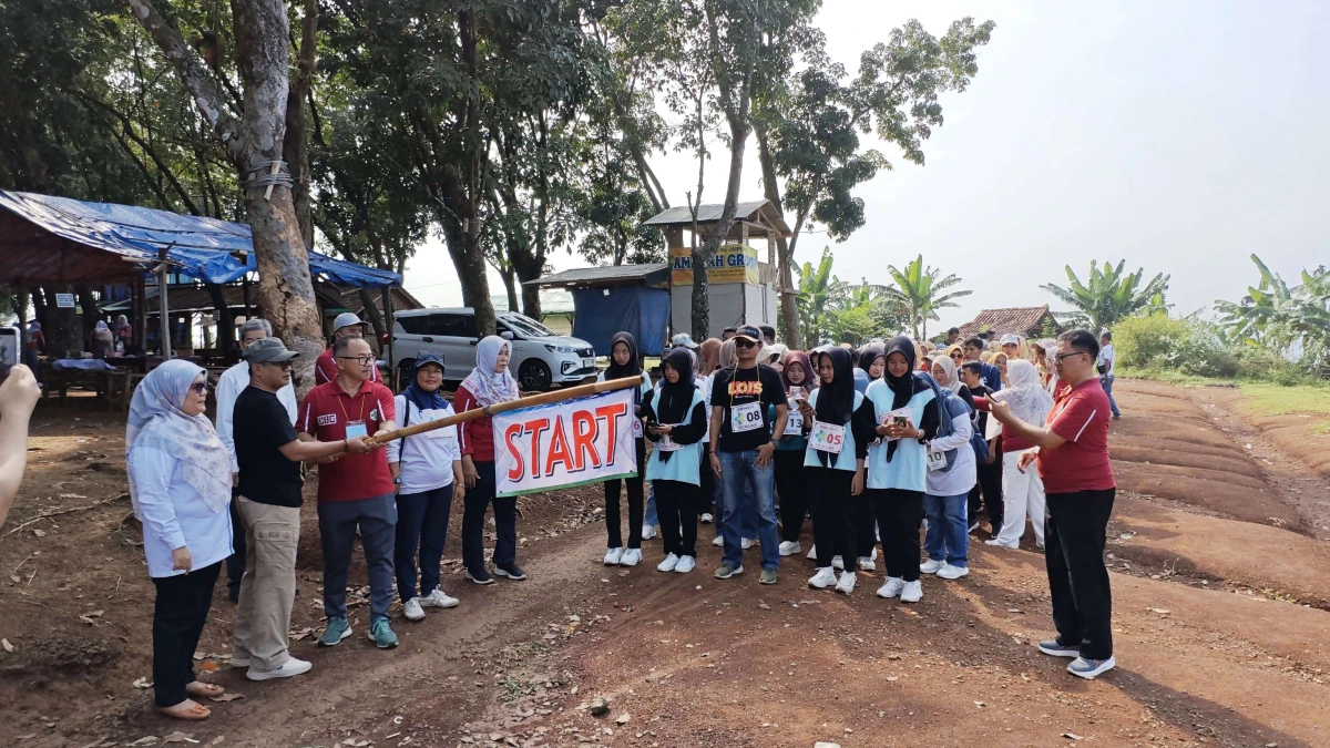 Puskesmas Cibogo Gelar Rockport dan CKG ASN Lintas Sektor di Wisata Bendungan Sadawarna