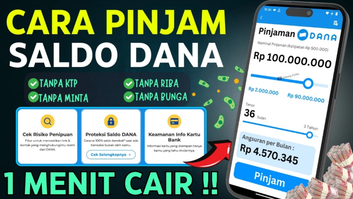 Pinjam Saldo DANA Online Rp100.000 Tanpa KTP, Panduan Mudah dan Lengkap!