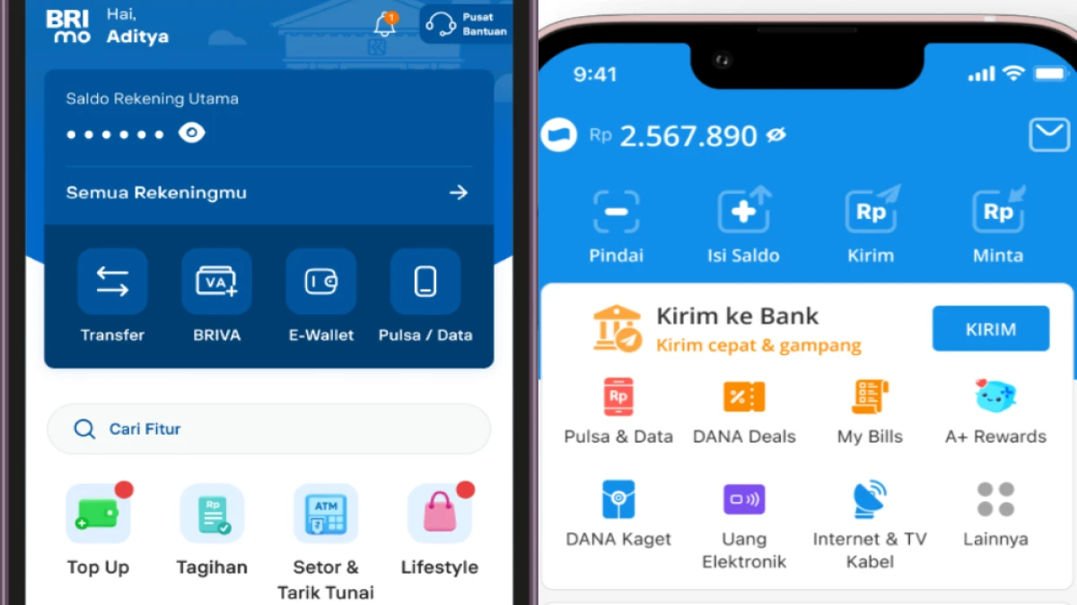 Cara Top Up DANA Lewat ATM BRI dan BRImo, Gampang Banget!