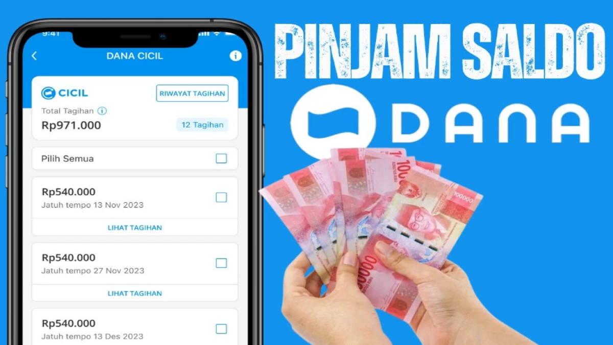 Cara Pinjam Saldo DANA Darurat 2025 Lewat Fitur DANA Cicil