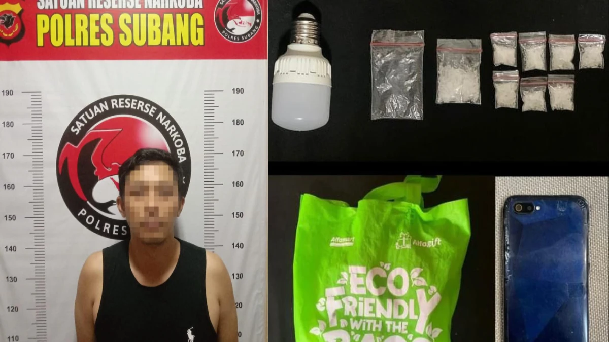 Oknum PNS di Subang Edarkan Sabu, Begini Modusnya