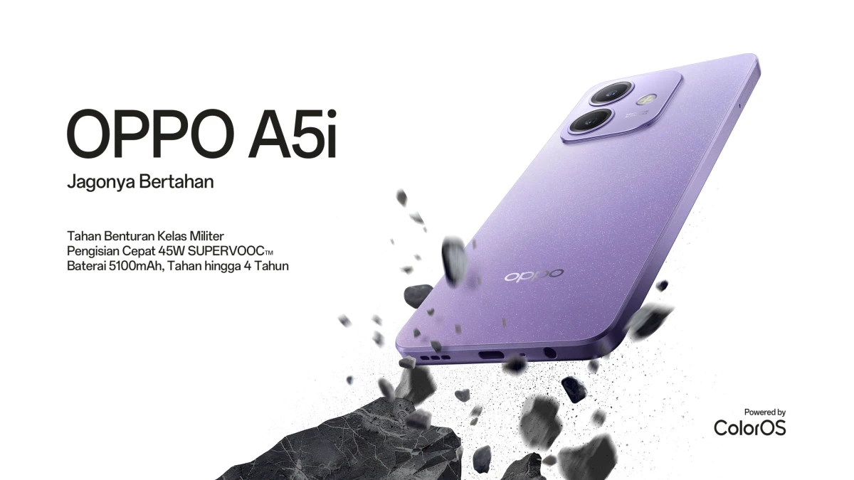 Oppo A5i Pro, Smartphone Rp 2 Jutaan dengan Fitur Flagship
