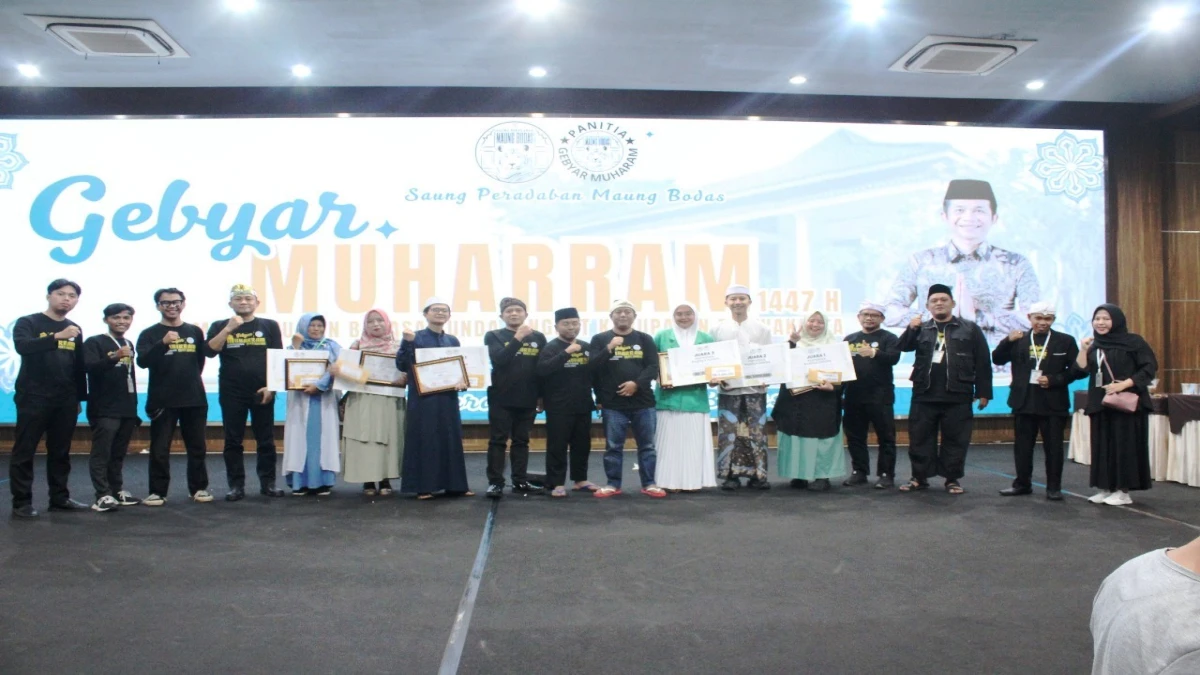 Saung Peradaban Maung Bodas Maknai Gebyar Muharam 1447 H , Lewat Lomba Pupujian Bahasa Sunda Se-Purwakarta