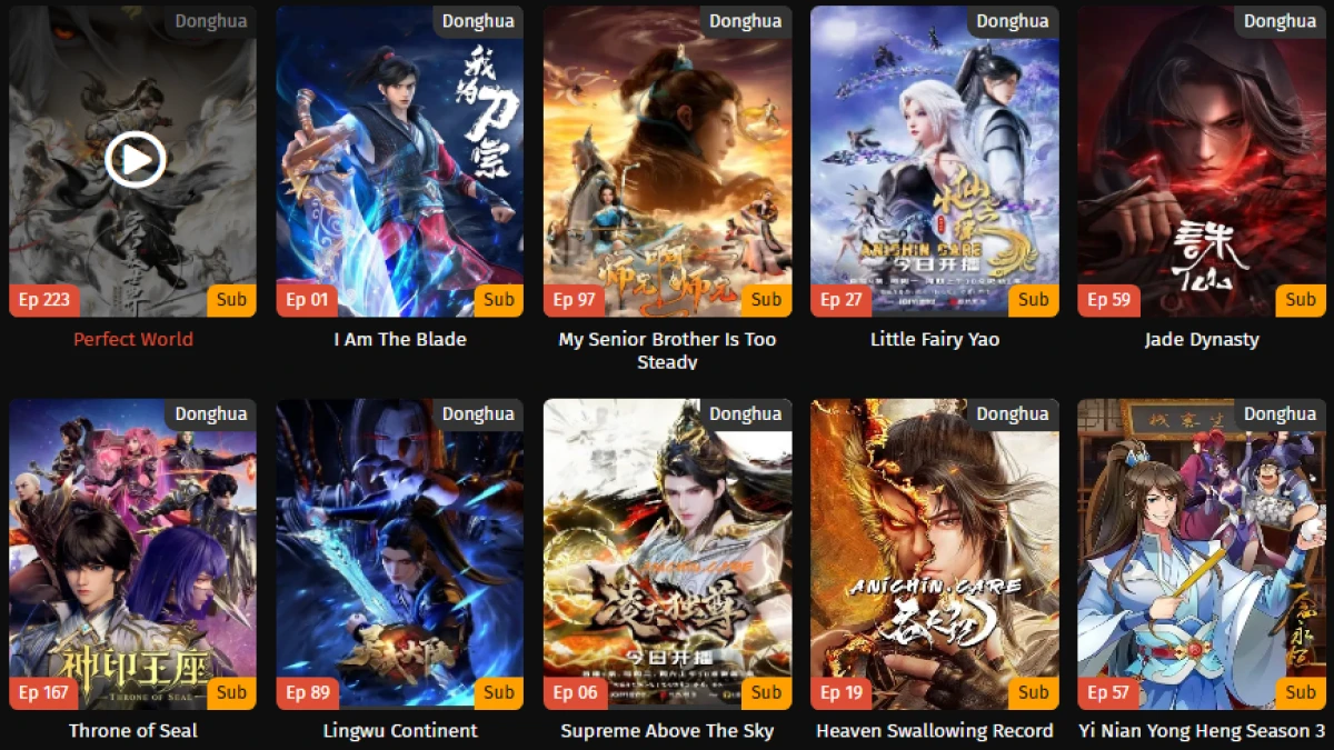10 Tempat Nonton Donghua Sub Indo Gratis Terbaik 2025