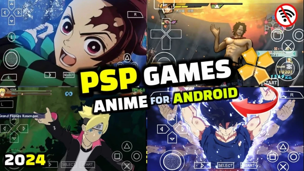 10 Game PPSSPP Anime Terbaik Selain Naruto dan One Piece (Update 2025)