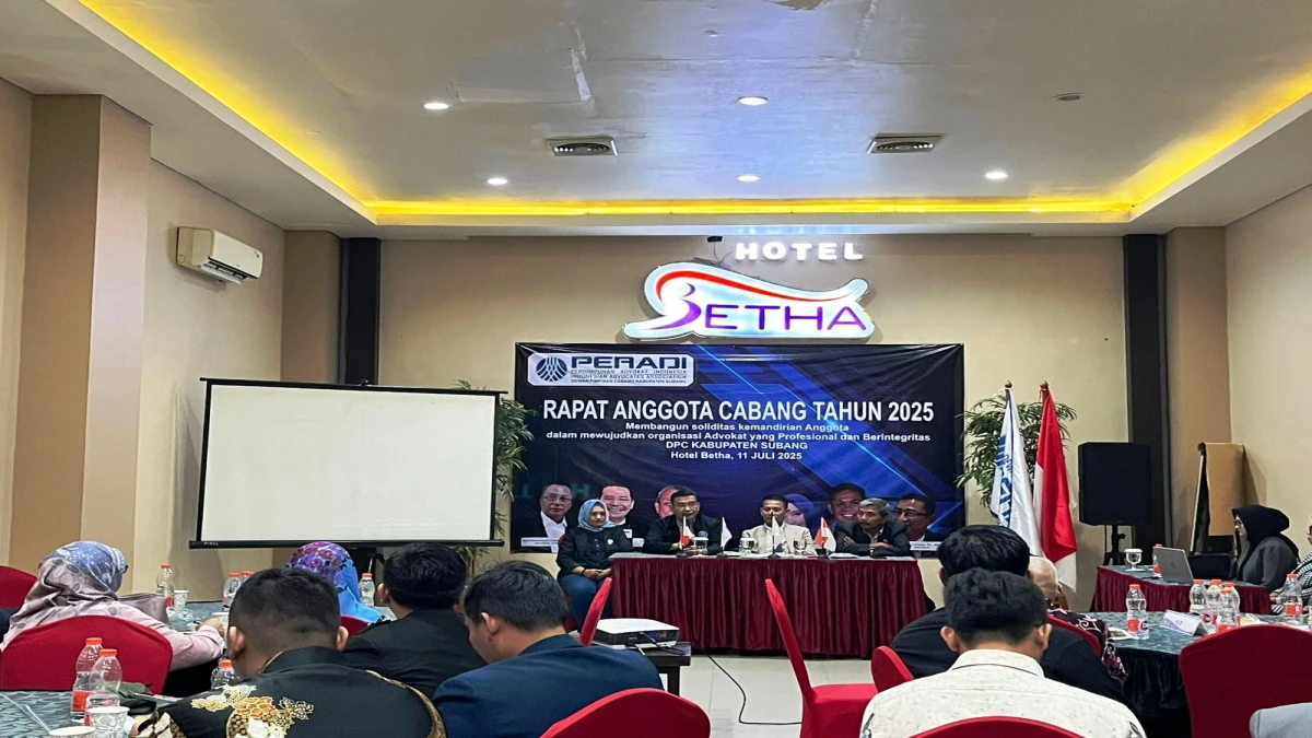 DPC PERADI Subang Sukses Gelar RAC, Komitmen Jaga Integritas dan Profesionalisme Advokat