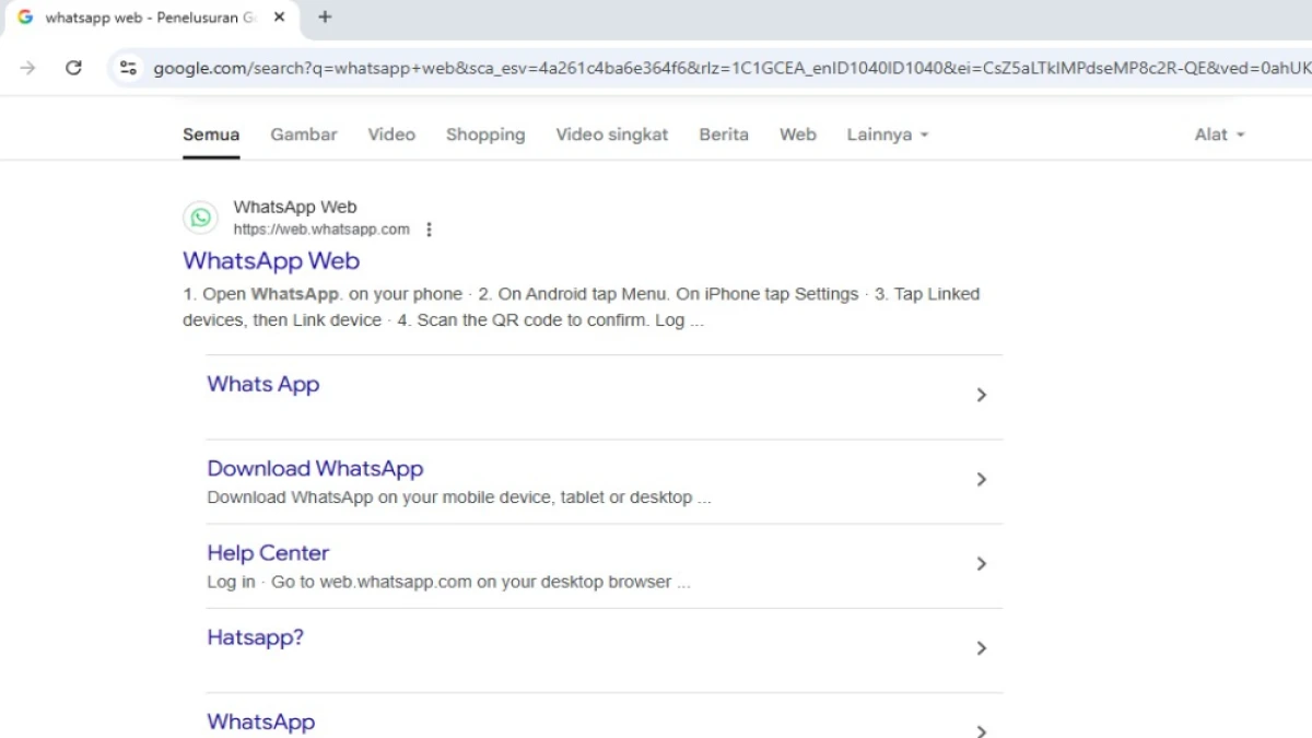 Cara Login WhatsApp Web di Chrome, Bisa Scan QR Code atau No HP