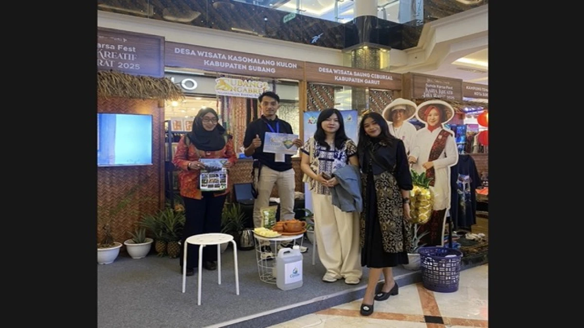 Desa Wisata Kasomalang Kulon Wakili Subang di Pameran Karya Kreatif Jawa Barat 2025