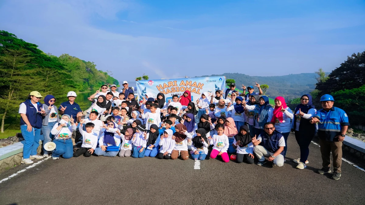 Hari Anak Nasional 2025, Jasa Tirta II Kenalkan Fungsi Bendungan dan Profesi Insan BUMN