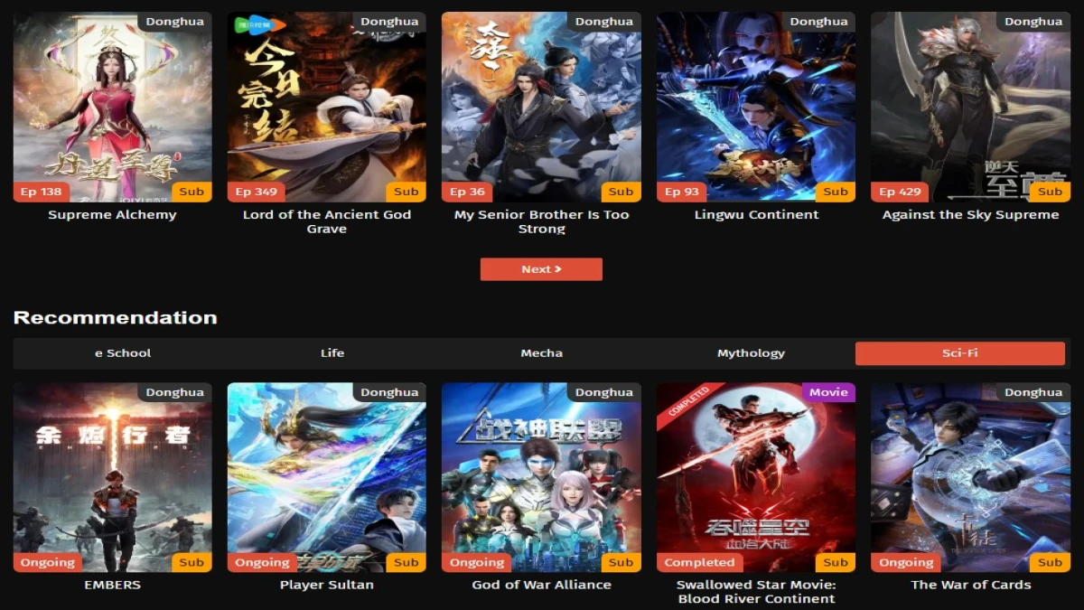 10 Tempat Menonton Anime China (Donghua) Sub Indo Gratis: Paling Update dab Lengkap!