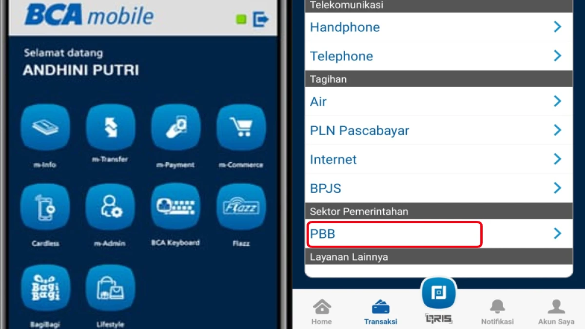 Cara Bayar PBB Online Melalui M-banking BCA, BRI, BNI, Mandiri