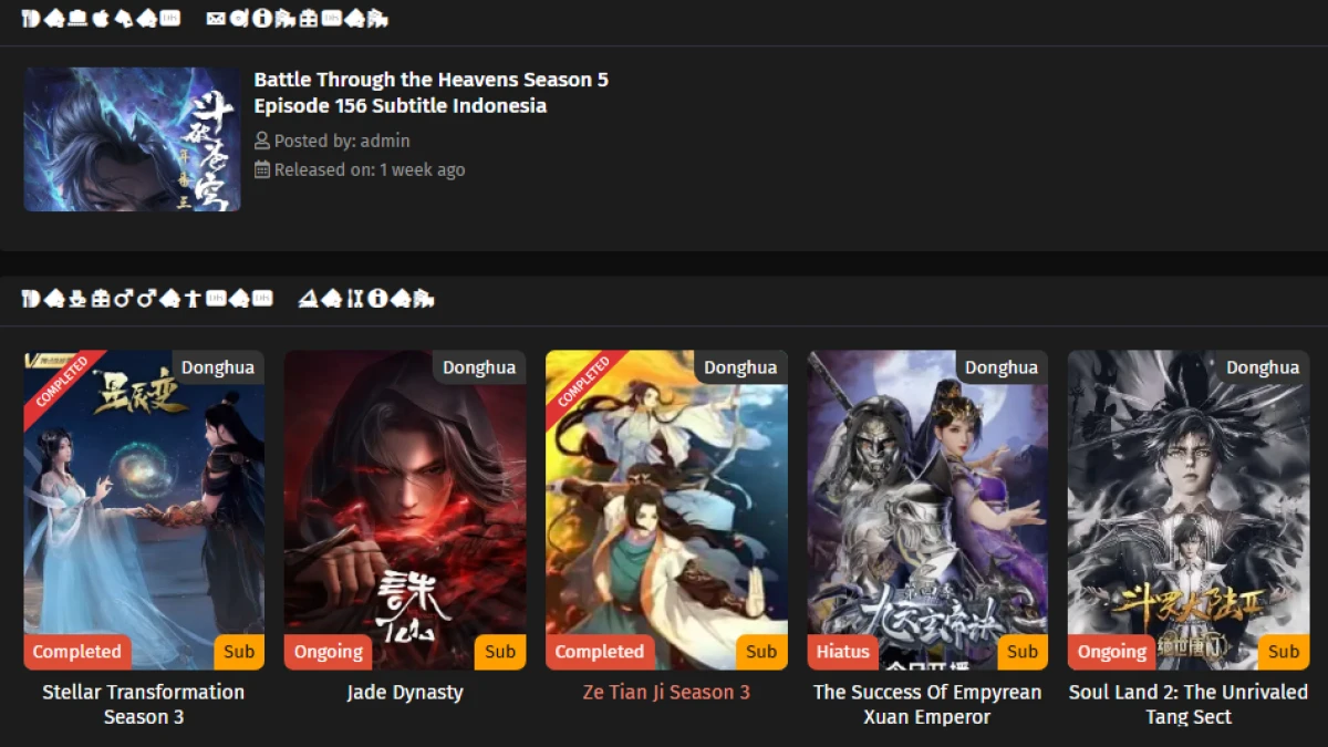 10 Link Nonton Donghua Sub Indo Gratis (Update 2025)