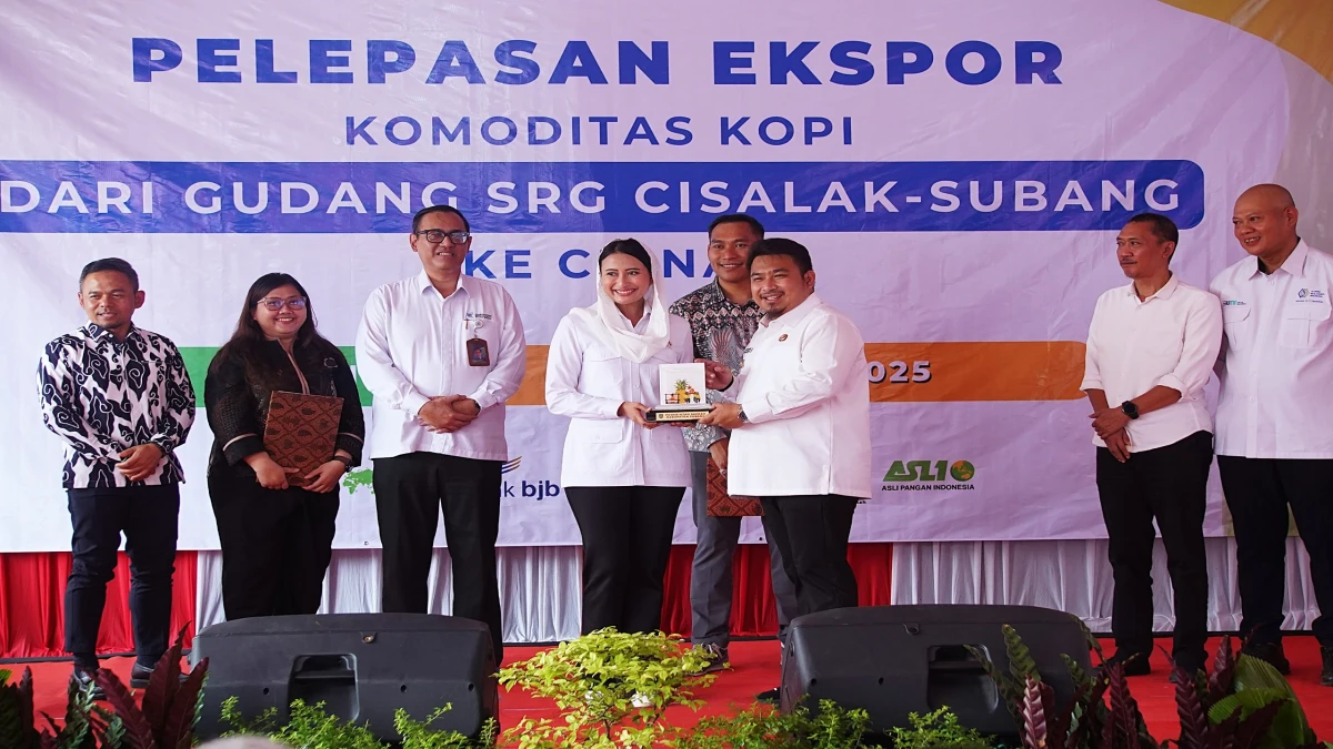 Subang Ekspor 57 Ton Kopi ke Tiongkok, Bupati: Simbol Kemajuan Perdagangan Daerah