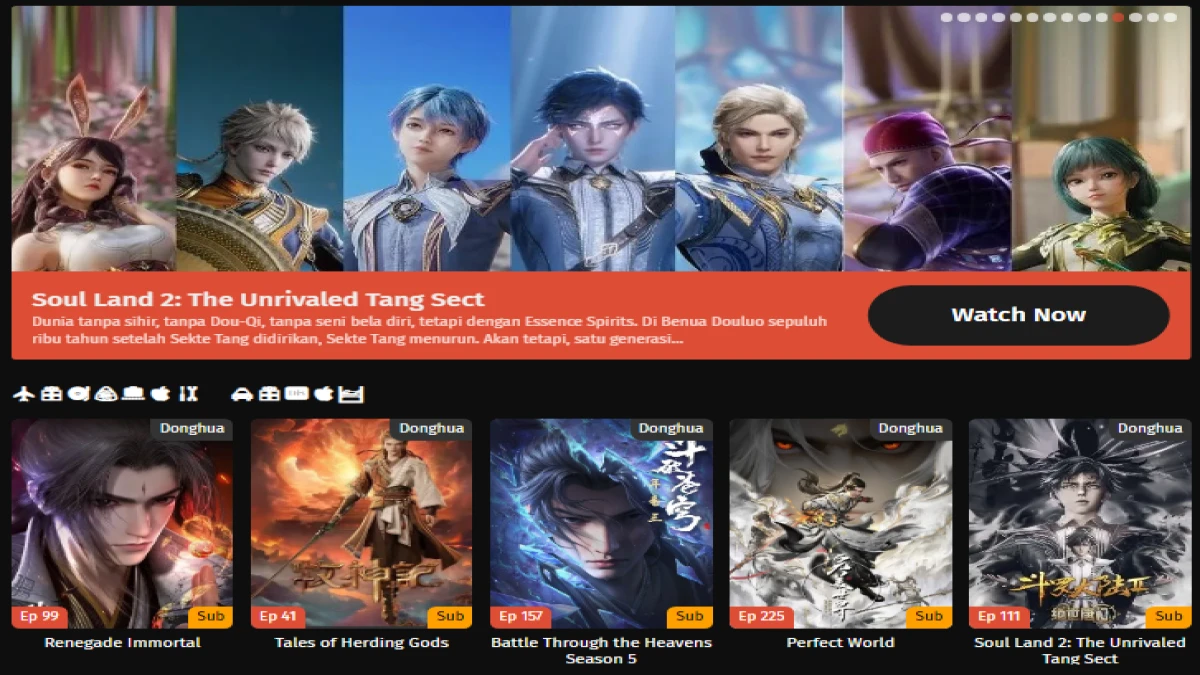 Kumpulan Situs Nonton Donghua Subtitle Indonesia Terupdate dan Terlengkap