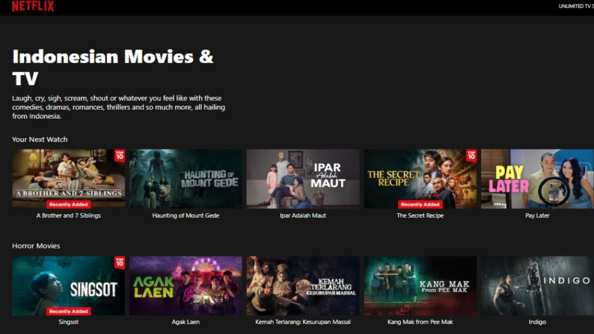 LK21 Ilegal, Ini 4 Situs Nonton Serial dan Film Indonesia Online Lengkap dan Legal